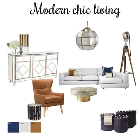 Modern chic Interior Design Mood Board by Sanela on Style Sourcebook