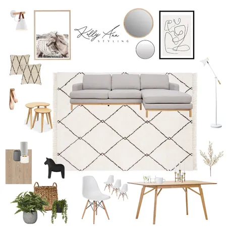 Scandi open plan living Interior Design Mood Board by Kelly on Style Sourcebook