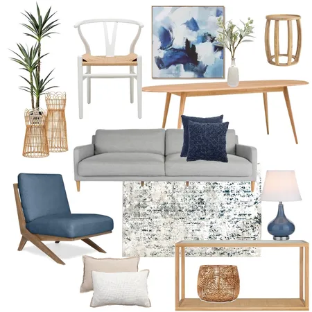 Relaxed modern coastal Interior Design Mood Board by The Ginger Stylist on Style Sourcebook