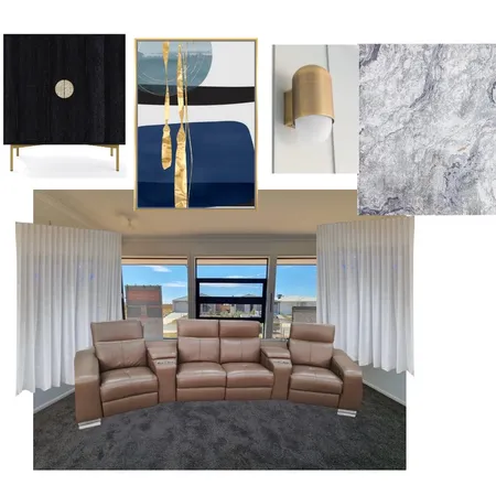 Ankita theatre room Interior Design Mood Board by Oleander & Finch Interiors on Style Sourcebook