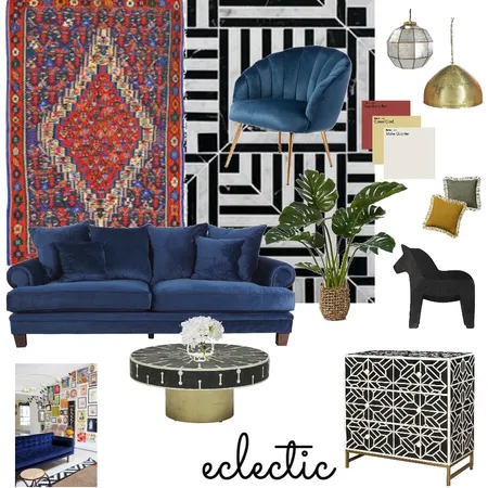 eclectic Interior Design Mood Board by peri on Style Sourcebook