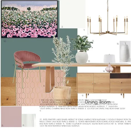 Dining room sample board Interior Design Mood Board by Maja Posenjak on Style Sourcebook