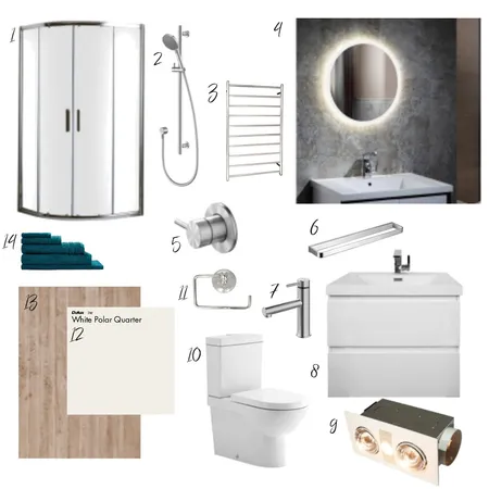 Bathroom Interior Design Mood Board by glendao on Style Sourcebook