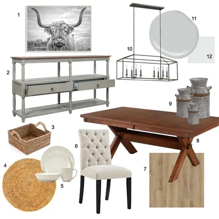 Dining Room Interior Design Mood Board by juthompson on Style Sourcebook