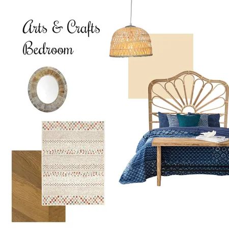 Arts and Crafts Bedroom Interior Design Mood Board by Michelle Drake on Style Sourcebook