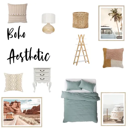 Boho Aesthetic Interior Design Mood Board by Boho Aesthetic Gal on Style Sourcebook