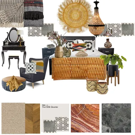 Master Bedroom Interior Design Mood Board by Silvana on Style Sourcebook