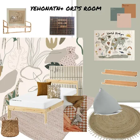 חדר ילדים-יונתן&אורי Interior Design Mood Board by mayagonen on Style Sourcebook