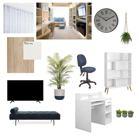 Study Room Interior Design Mood Board by dharitri14 on Style Sourcebook