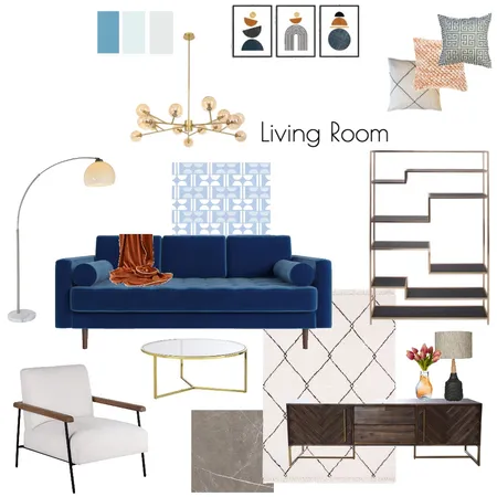 Living room Interior Design Mood Board by giuliabalice on Style Sourcebook
