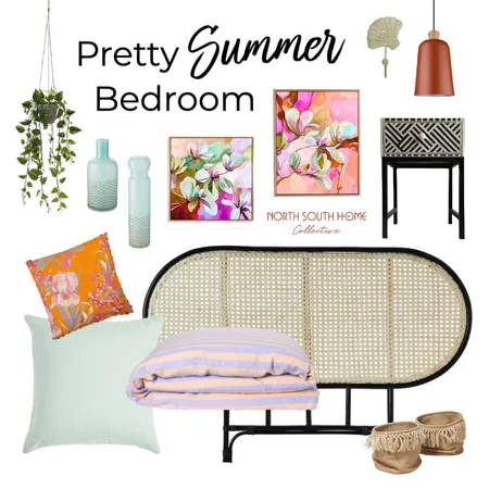 Pretty Summer Bedroom Interior Design Mood Board by darcelle.anne on Style Sourcebook