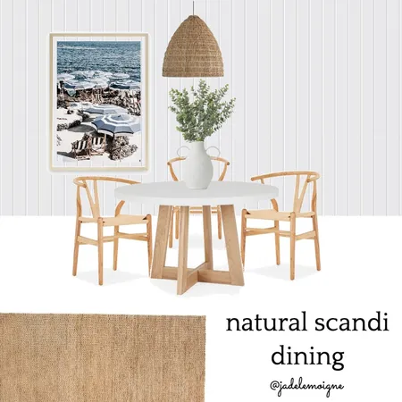 Natural Scandi Dining Interior Design Mood Board by jadelemoigne on Style Sourcebook