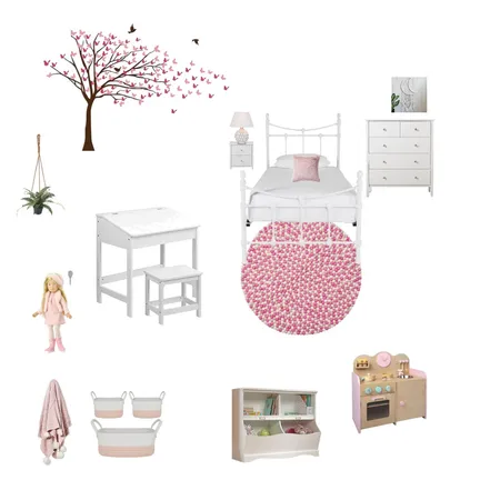 Girls Bedroom Interior Design Mood Board by dharitri14 on Style Sourcebook