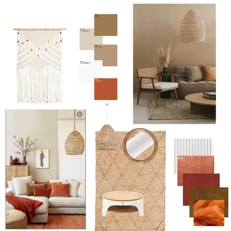 Modern Boho Living Room Interior Design Mood Board by llopez26 on Style Sourcebook