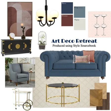 Art Deco Retreat Interior Design Mood Board by Anson Kearney on Style Sourcebook