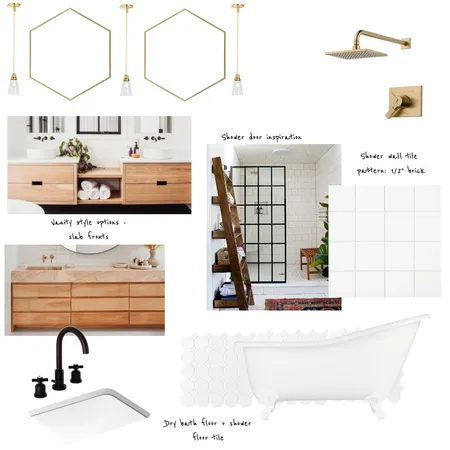 Krewson Master Bath Interior Design Mood Board by Payton on Style Sourcebook
