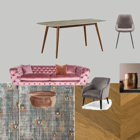 Margit Livingroom Nude, Grey, Orange/Wood Interior Design Mood Board by Ildi F on Style Sourcebook