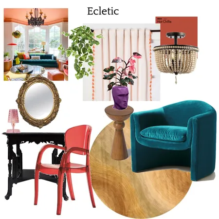 eclectic Interior Design Mood Board by theweavetamer on Style Sourcebook