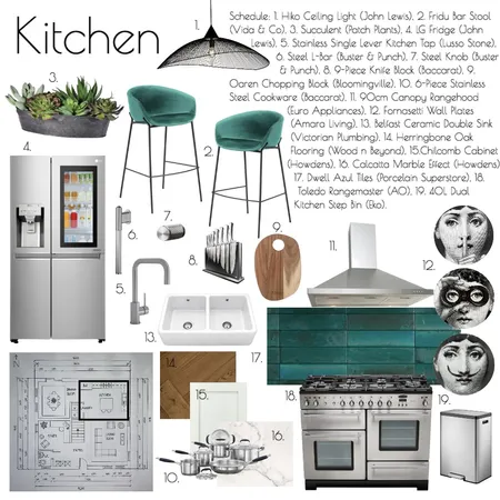 Kitchen Interior Design Mood Board by Hannah Conway on Style Sourcebook