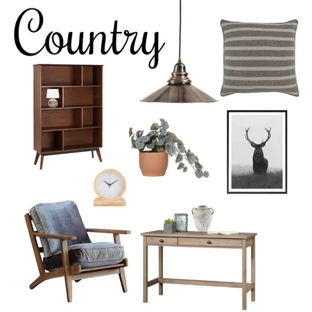 Country Interior Design Mood Board by Irene Passadoe on Style Sourcebook