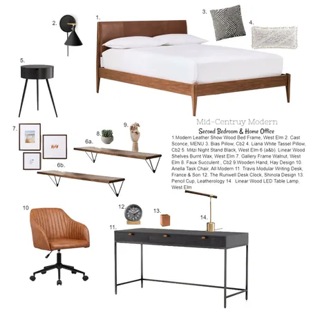 Spare bedroom and Office Interior Design Mood Board by laura13 on Style Sourcebook