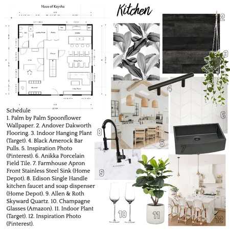 KITCHEN MOODBOARD Interior Design Mood Board by kayshamp on Style Sourcebook