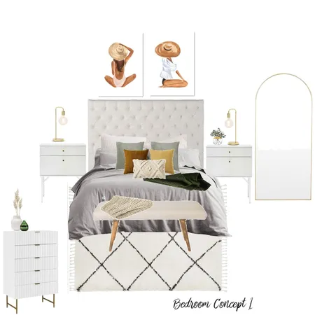 Bedroom Concept 1 Interior Design Mood Board by Juliebeki on Style Sourcebook