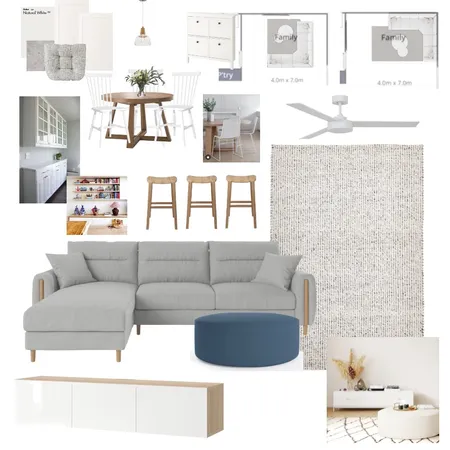 Steph family room Interior Design Mood Board by Oleander & Finch Interiors on Style Sourcebook