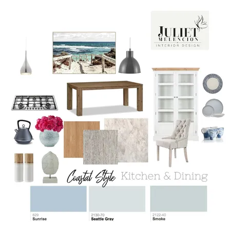 Coastal Style Kitchen & Dining Interior Design Mood Board by JulietM Interior Designs on Style Sourcebook