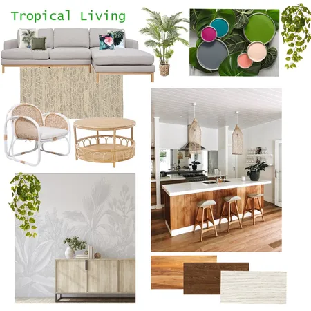 Tropical Living Interior Design Mood Board by Shani.Drioli on Style Sourcebook