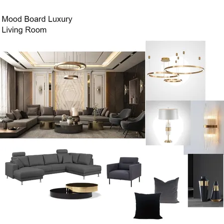 Mood Board Luxury Living Room Interior Design Mood Board by anastasiamxx on Style Sourcebook