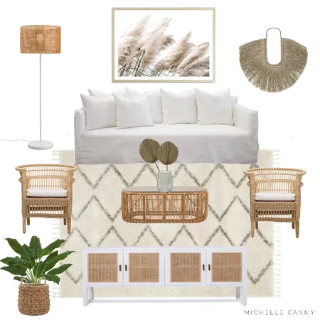 Coastal Living Space Interior Design Mood Board by Michelle Canny Interiors on Style Sourcebook
