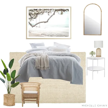 Coastal Bedroom Interior Design Mood Board by Michelle Canny Interiors on Style Sourcebook