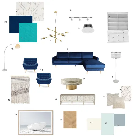 Living Room Interior Design Mood Board by Alice O Connor on Style Sourcebook