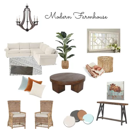 Modern Farmhouse Interior Design Mood Board by Mindyclaughton on Style Sourcebook