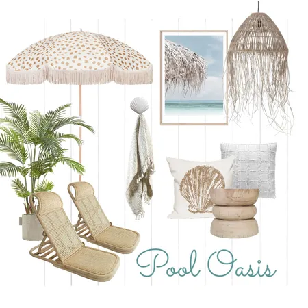 Pool Oasis Interior Design Mood Board by taketwointeriors on Style Sourcebook