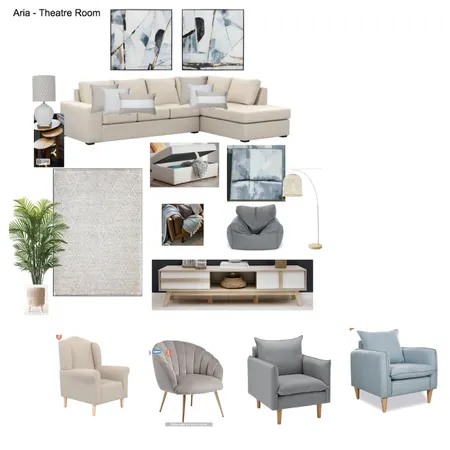 Aria Theatre Room Interior Design Mood Board by smuk.propertystyling on Style Sourcebook