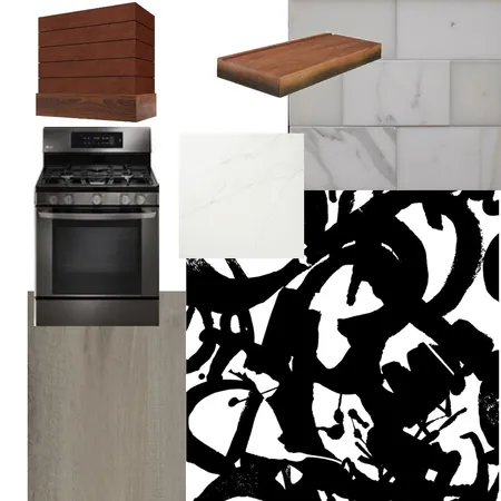 Black,White & Brown Kitchen/Dining Interior Design Mood Board by BrittStrom on Style Sourcebook