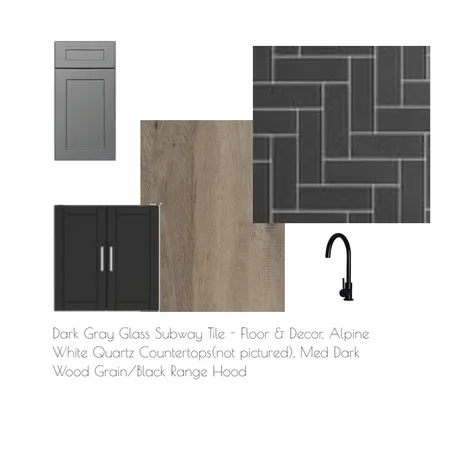 CharcoalGlassKitchen Interior Design Mood Board by BrittStrom on Style Sourcebook