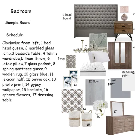 bedroom Interior Design Mood Board by zandile on Style Sourcebook