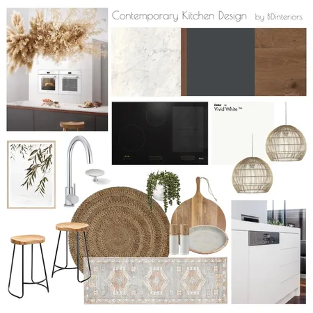 Contemporary Kitchen Design Interior Design Mood Board by bdinteriors on Style Sourcebook