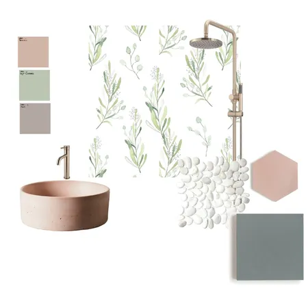 Blush bathroom Interior Design Mood Board by lexisdollevoet on Style Sourcebook