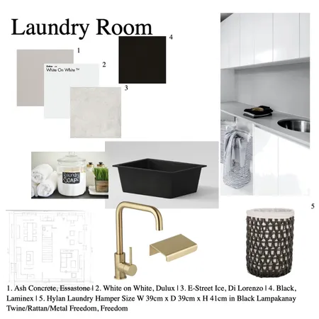 Laundry Room Interior Design Mood Board by CatrinaLourenco on Style Sourcebook