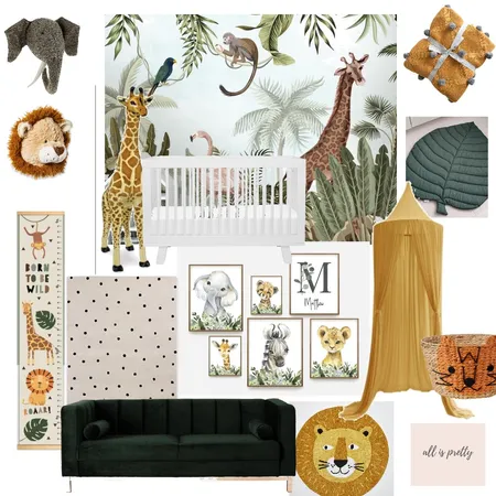 Jungle baby room Interior Design Mood Board by Kristina on Style Sourcebook