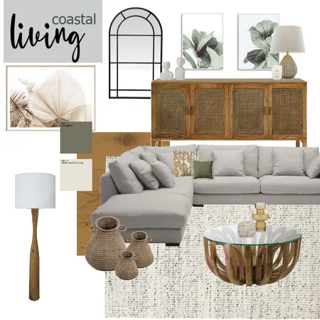 Coastal Living Room Interior Design Mood Board by caitlinmariesouthon on Style Sourcebook