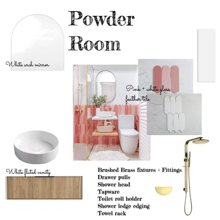 Powder Room Interior Design Mood Board by Nat23y on Style Sourcebook