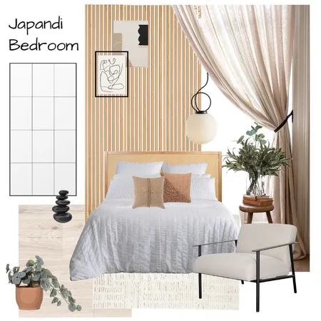 Japandi bedroom Interior Design Mood Board by Gracjana on Style Sourcebook