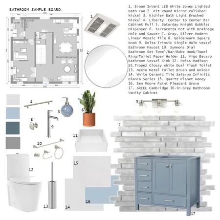 bathroom Interior Design Mood Board by Djamila on Style Sourcebook