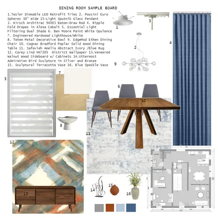 Dining Room Interior Design Mood Board by Djamila on Style Sourcebook