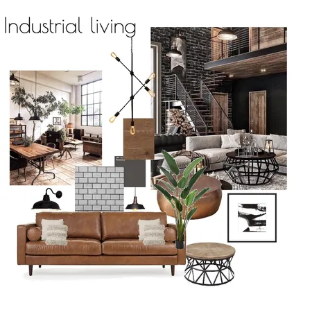 Mood board industrial Interior Design Mood Board by JenelleSutherland on Style Sourcebook